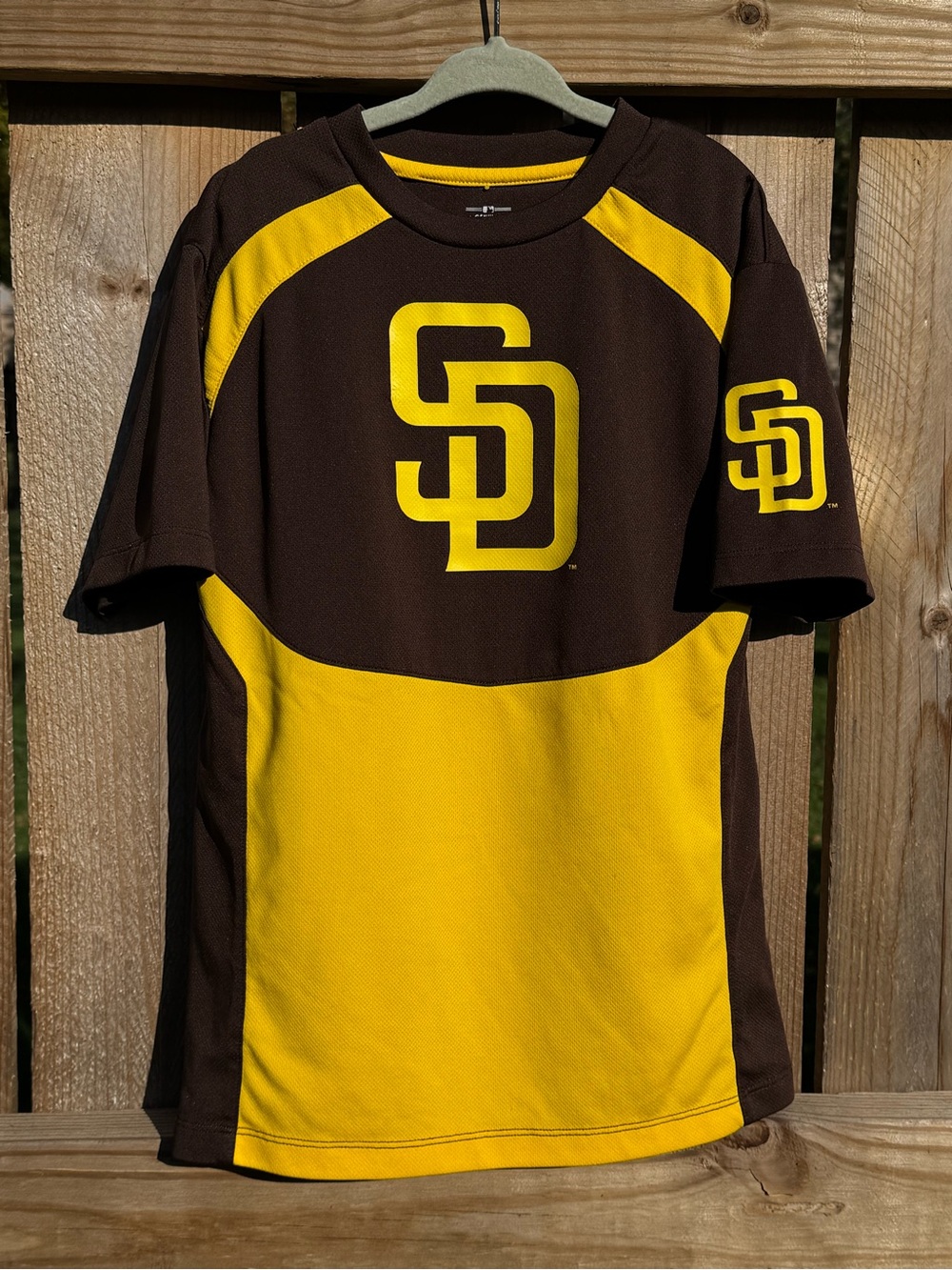 San Diego Padres Jersey Boy’s Small size 8 MLB Athletic Performance Sports Shirt